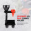 Oil Dual Funnel Holder Storage Rack Includes 2 Removable Drip Cups, Wall Mount Fluid Drain Funnel Kit Organizer Bracket 3