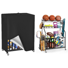 Basketball-Rack-Abdeckung, Garagen-Sportgeräte-Organizer-Abdeckung für Ballaufbewahrungsständer, Wasserdichte und Staubdichte Tasche