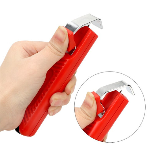 Cable Knife Stripper Wire Stripping Tools Plastic Handle Diameter 4-16mm Electrician Adjustable Cable Stripping Knife 2