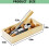 Pecan Nut Cracker Tool , Wood Handle Base with Rectangular Wooden Box Base for Walnuts, Chestnuts, Almonds 10