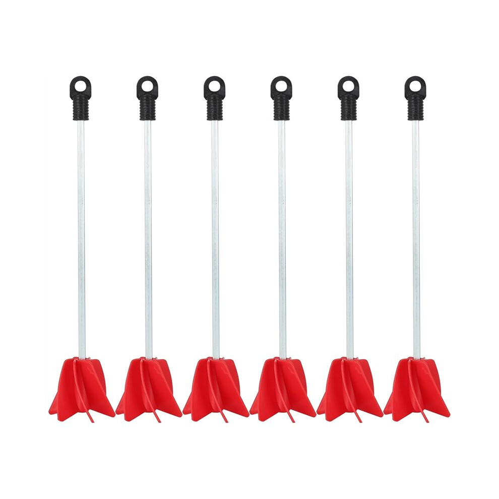 6-Pack Helix Paint Mixer Attachment For Drill - 11.8" Industrial Stirrer Paddle, 1 To 5 Gallon Epoxy Resin Mixer 4711034995144