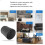 6" Pipe Fan Adjustable Flue Fan for Efficient Air Circulation, Quiet Extractor Fan for Conservatories, Basements 6