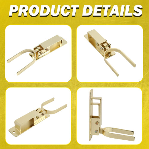 Instant Locking Gate  Heavy-Duty One-Hand Gate  for Farm, Ranch & Backyard Automatic Spring Lock 2