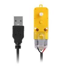 Pour les Pièces Standard de Modèles Imprimés en 3D Tuozhu : Moteur à Engrenages TT DC5V59RPM Mono-Axe (1 Pièce) - pour LA001 pour