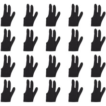Snooker Billiard Glove Universal Gloves Three Finger Smooth Biliardo Guanti Accessories Men Women Unisex 20pcs