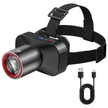 Outdoor LED Flashlight Camping Fishing Lantern Front Led Light Outdoor Fishing Light Flashlight