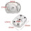 Pull for Gasoline Brush Cutter Engine 43CC 49CC 52CC 6