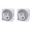 2PCS Mechanical Timer Socket 24H Countdown Auto Power Off Programmable Cycle  Saving Indoor EU Plug 1