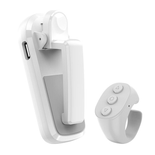 Remote Control Page Turner Camera Camcorder for  Paperwhite Oasis Kobo EReaders+ Remote Control Extenders White