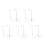 5Sets Straßenlampe Weiß Licht DIY Garten 4