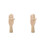 2Pièces Main Bois Beige Flexible Pour Peinture Décoration 4