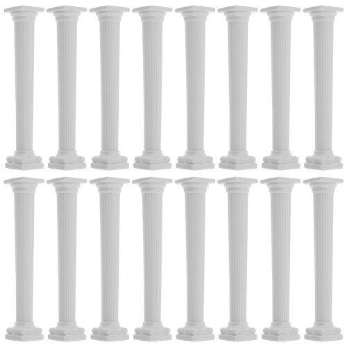 32Pièces Colonnes Miniatures Blanches Pour Maison De Et Diorama
