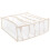 3Pcs Beige Socks Storage Box Underwear Organizer Multiple Grids 1