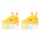 2Ensembles Autocollants Croissance Girafe Eva 7