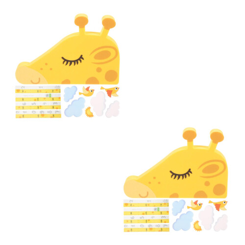 2Ensembles Autocollants Croissance Girafe Eva 1