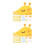 2Ensembles Autocollants Croissance Girafe Eva 5