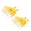 2Ensembles Autocollants Croissance Girafe Eva 3