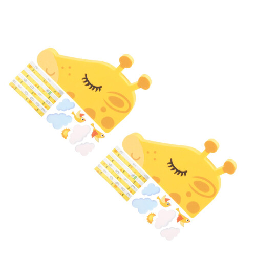 2Ensembles Autocollants Croissance Girafe Eva 2