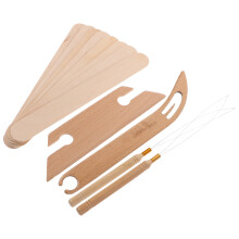 4Ensembles Kit Navette Bois Pour DIY