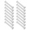 32Pièces Colonnes Miniatures Blanches Pour Maison De Et Diorama 3
