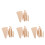 4Ensembles Kit Navette Bois Pour DIY 4