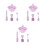 3Ensembles Bols Silicone Pour Masques Mélange Facile DIY 9