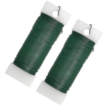 6Rollsgreen Floral Wire Plant Ties Gardening Binding Straps