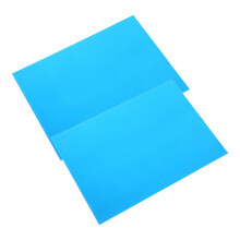 8Pièces Aluminium Bleues Pour Cartes Gravées DIY Résistantes