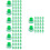 400Pièces Joints Robinet Silicone Vert Kit Réparation 9