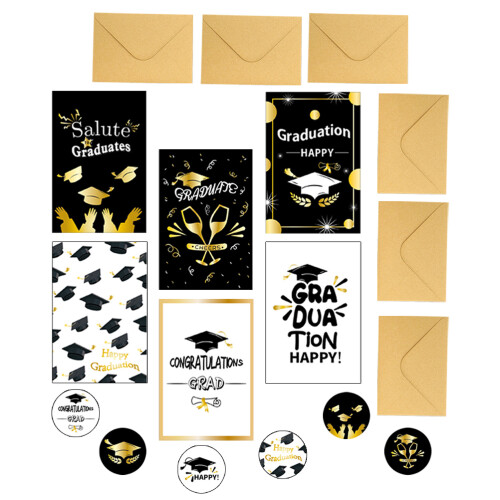 5Ensembles Cartes Créatives Graduation Pour Cadeaux 1