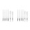12Pièces Stylos Pinceaux Rechargeables Transparente Débutants 8