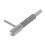 Verrou À Bouton Inox Argenté Ressort Usage 8