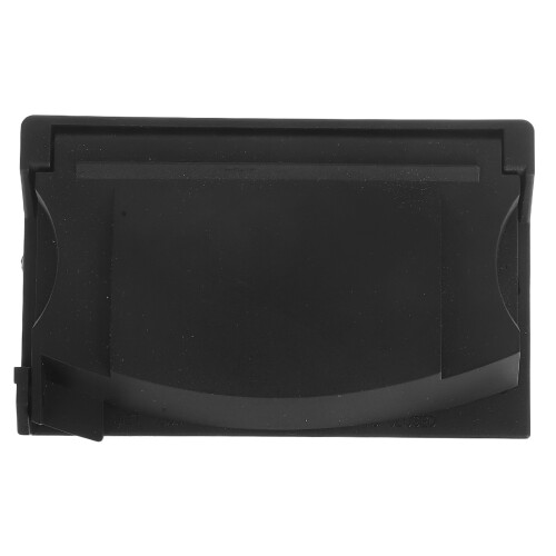 2Pièces Cache-Prise Transparent Étanche Noir Pour Usage Extérieur 2