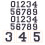 9Ensembles Numéros Autoadhésifs Tissu Non Pour Uniformes 11