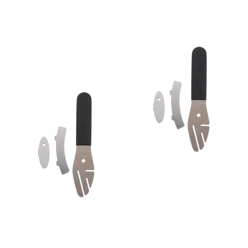 2Sets Bike Disc Brake Pad Adjustment Tool Silver for DIY Home Use 2