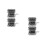 4Pcs Compact Orange Stainless Steel Ashtray Windproof Portable Pocket 6