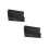 2Pièces Cache-Prise Transparent Étanche Noir Pour Usage Extérieur 8