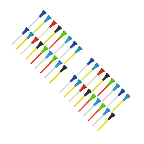 30Pièces Tee De Golf Accessoires De Golf Couleurs Variées 2