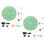4Sets Electrical Soldering Kit Green Plastic for Hands-on Practice 2