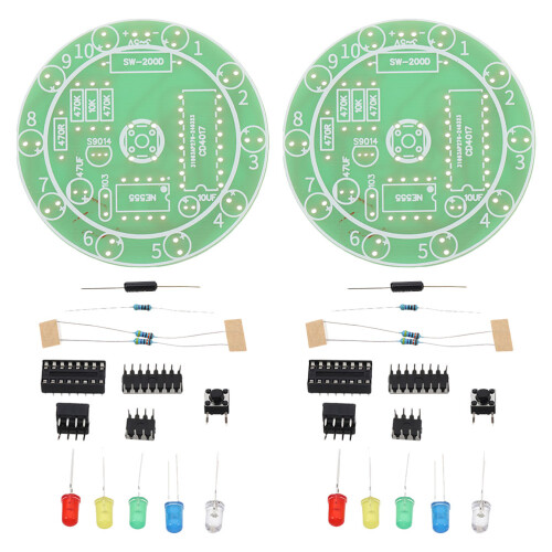 4Sets Electrical Soldering Kit Green Plastic for Hands-on Practice 2