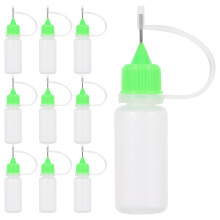 30Pcs Light Empty Squeeze Bottles Fine Tip for Paint Glue Oil