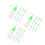 30Pcs Light Empty Squeeze Bottles Fine Tip for Paint Glue Oil 5