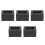 5Pcs Black Graphite Metal Casting Mold for Gold Silver 9