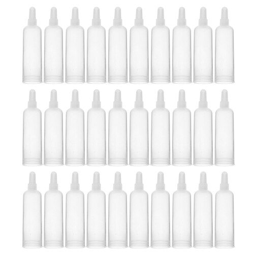 200Pcs Glue Bottle Tips Transparent Plastic Dispensing Caps for Garden
