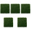 5Pcs PVC Fake Grass Turf Flexible Artificial Grass Mat 4
