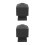 2Pcs Dark Grey Metal Pyramid Fence Post Caps Square Railing End Covers 4