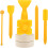 5Sets Plastic Caulking Finishing Tools Set for Kitchen Bathroom Tiles 3