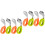 4Sets Baby Set Van Siliconen En Rvs Peuters in 5