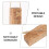 4Pcs Fatwood Campfire Fire Starter Sticks Compact Portable Camping Kit 8