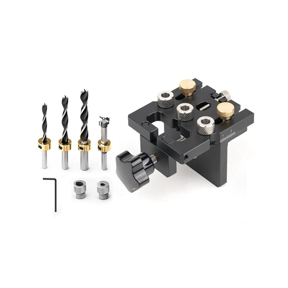 Woodworking Doweling Jig Kit Dowel Cam Jig Wood Hole Drilling Guide Woodworking Position For Diy Wood Working 4712443559170